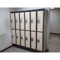 Beige and Grey 2 Tier Steel Lockers (Bank of 2 doors)